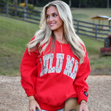 Lulu Mac Sweatshirt Red & Camo