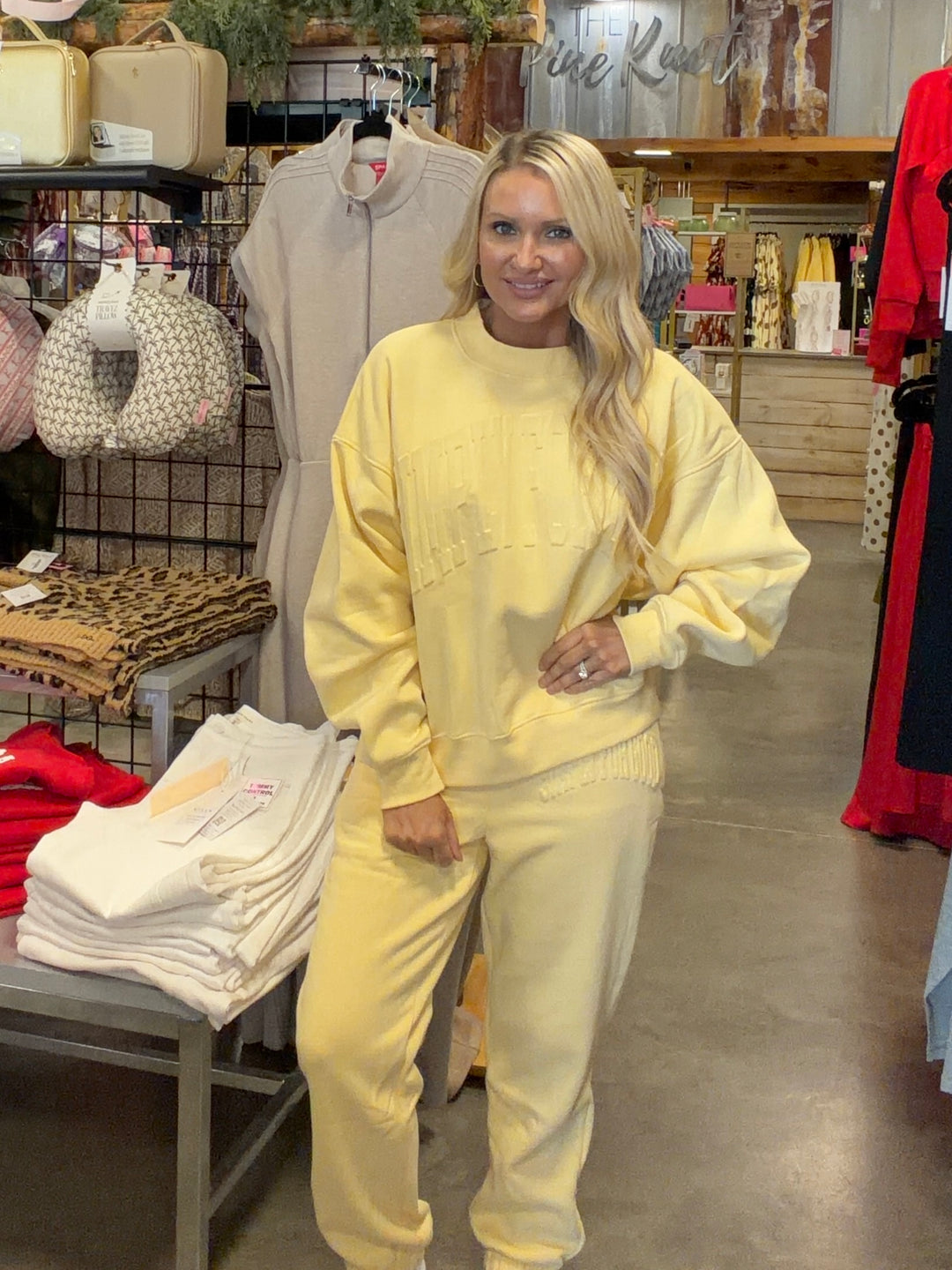 Simply Southern Butter Yellow Sweatpants