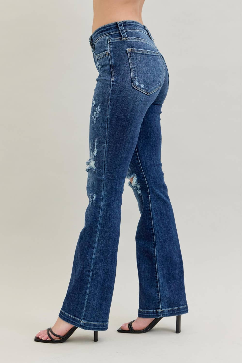 Judy Blue Hand Sand &amp; Destroy Bootcut