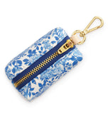 Blue Roses Spring Poop Bag Dispenser