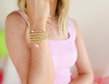 Hot Pink Pearl Poppi Bracelet