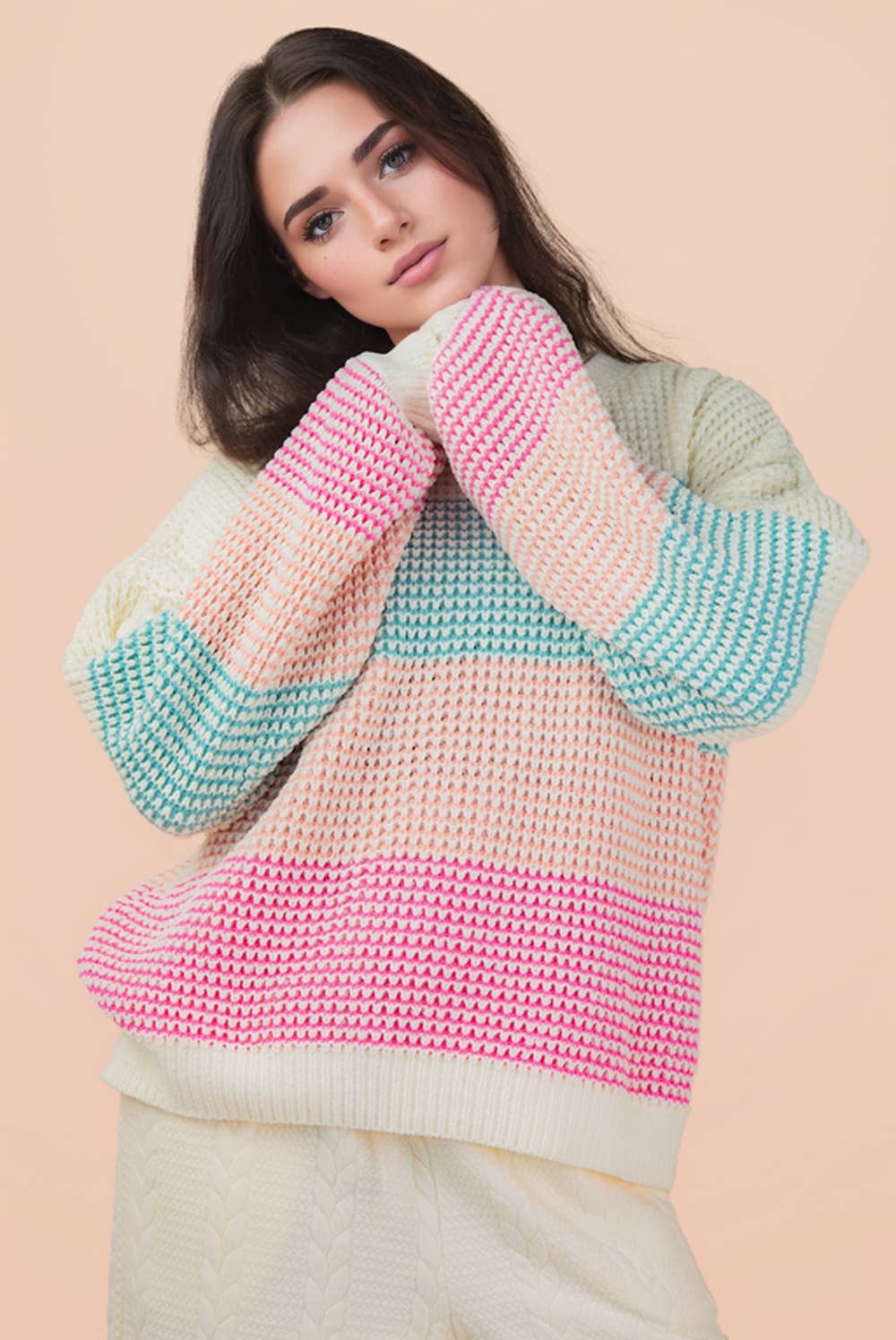 Right This Way Colorblock Sweater