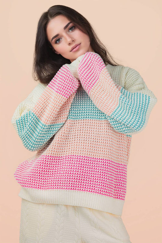 Right This Way Colorblock Sweater