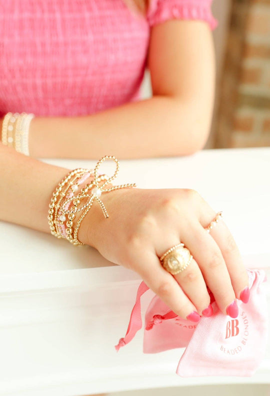Pink Luster Pearl Bracelet