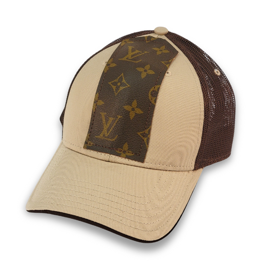 Couture Cap Trucker Hat Upcycled