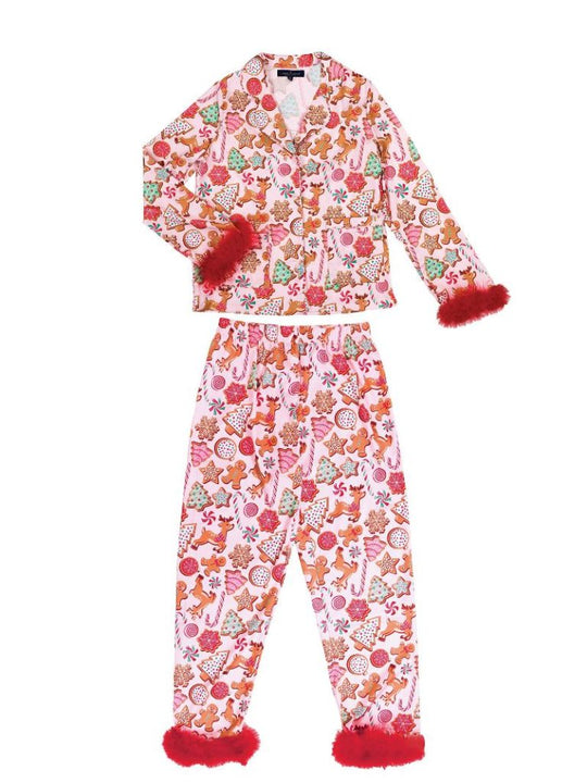 Simply Southern Satin Feather Pajamas