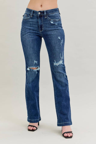 Judy Blue Hand Sand & Destroy Bootcut