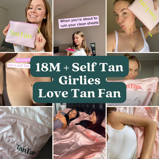 Self Tan Sleep Sac For Dark Tanner - Baby Pink