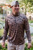 Burlebo Gauge Camo Performance Quarter Zip