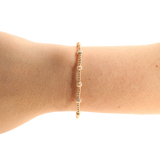 June Gold Fluted Bracelet