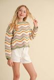 Wavy Fall Sweater