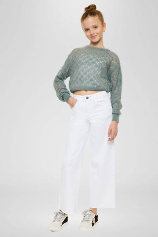 Kancan Tween White Jeans