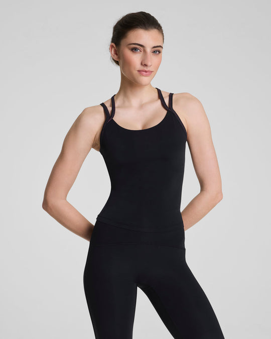Spanx Scoop Neck Shelf Tank with StayCool Tech