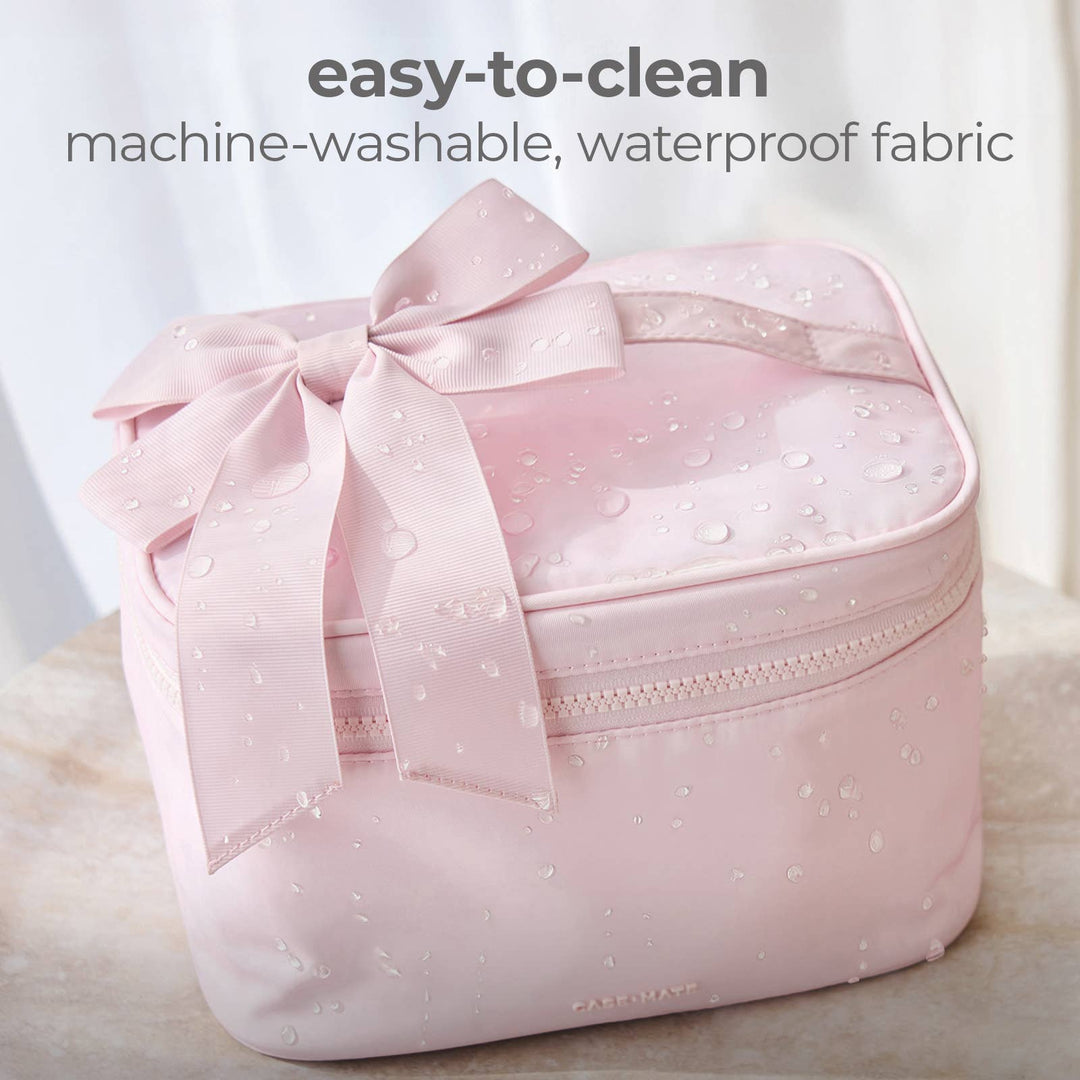 Case-Mate Ballet Pink Makeup Train Case