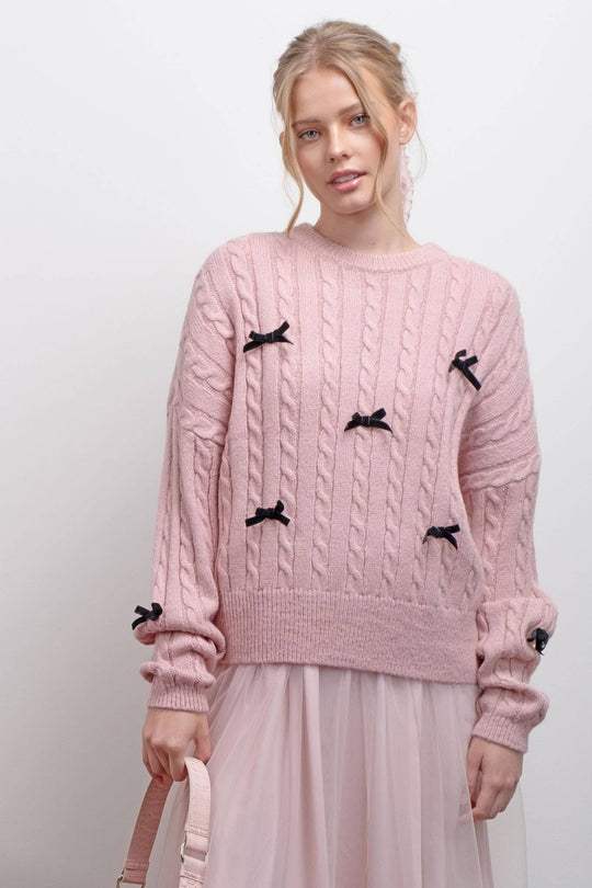Pretty In Pink Sweater