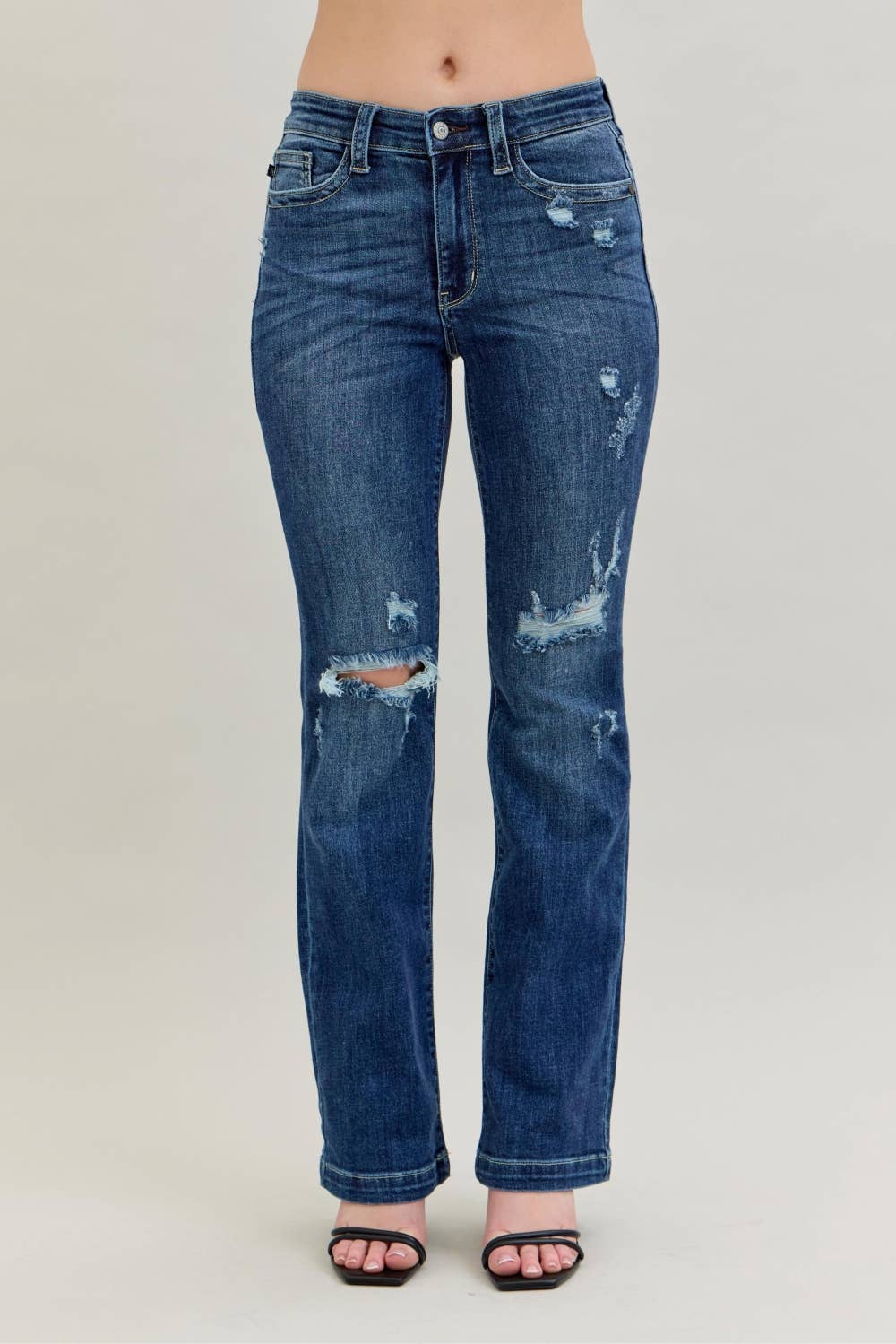 Judy Blue Hand Sand &amp; Destroy Bootcut