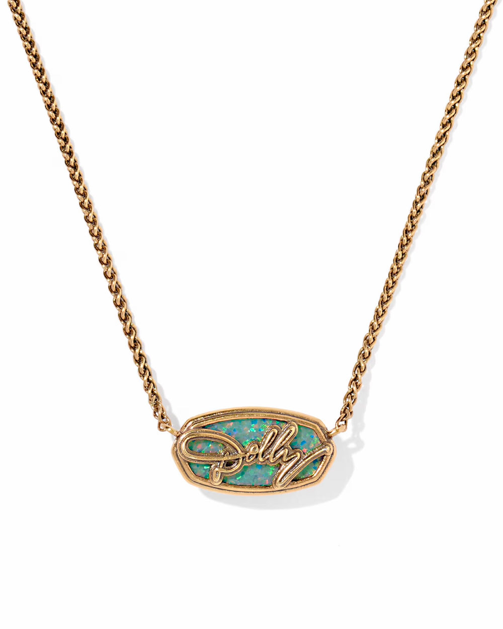 Dolly Parton x Kendra Scott Elisa Vintage Gold Short Pendant Necklace