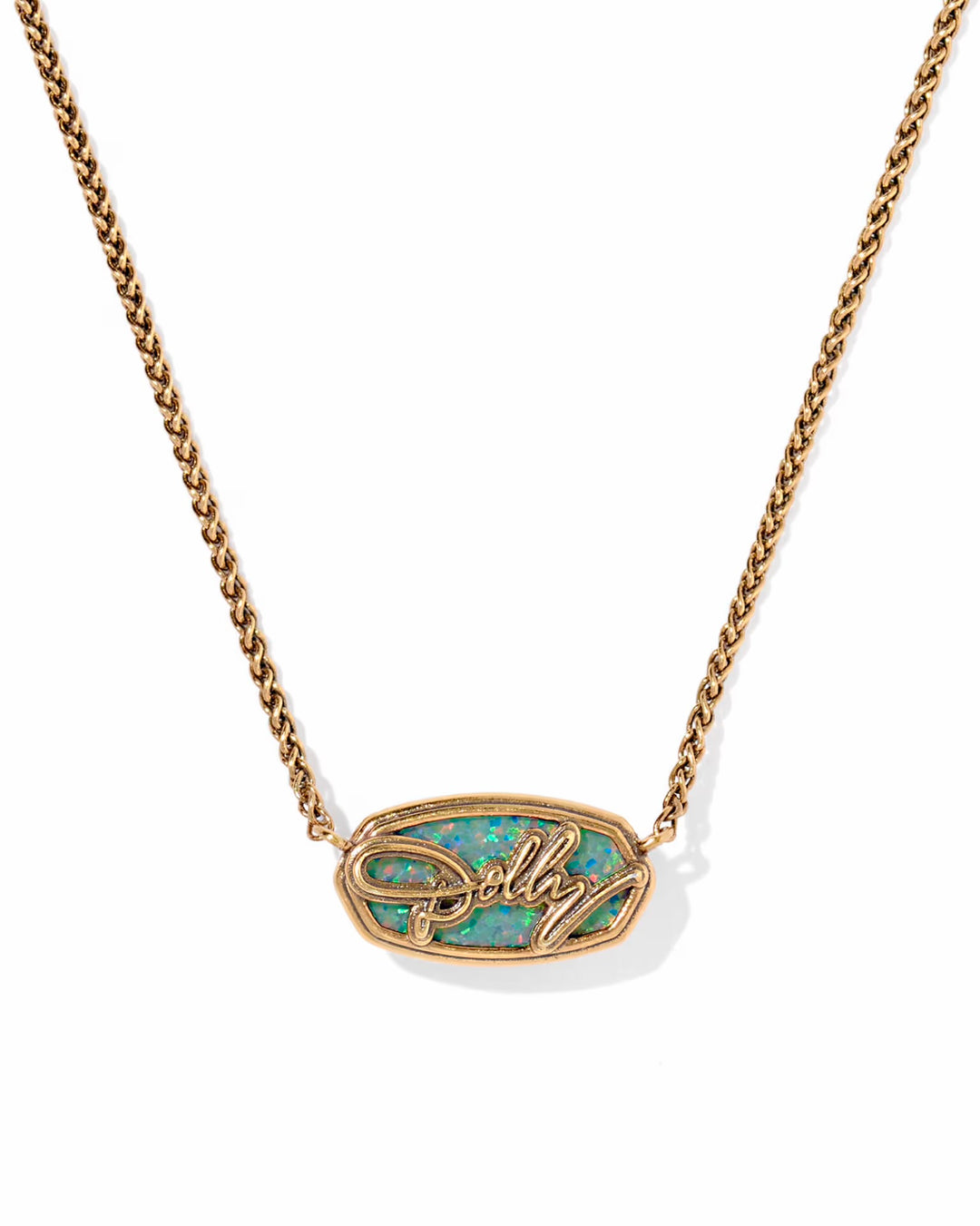 Dolly Parton x Kendra Scott Elisa Vintage Gold Short Pendant Necklace