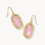 Dani Gold Figaro Frame Drop Earrings