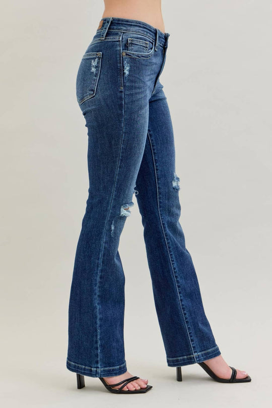 Judy Blue Hand Sand &amp; Destroy Bootcut