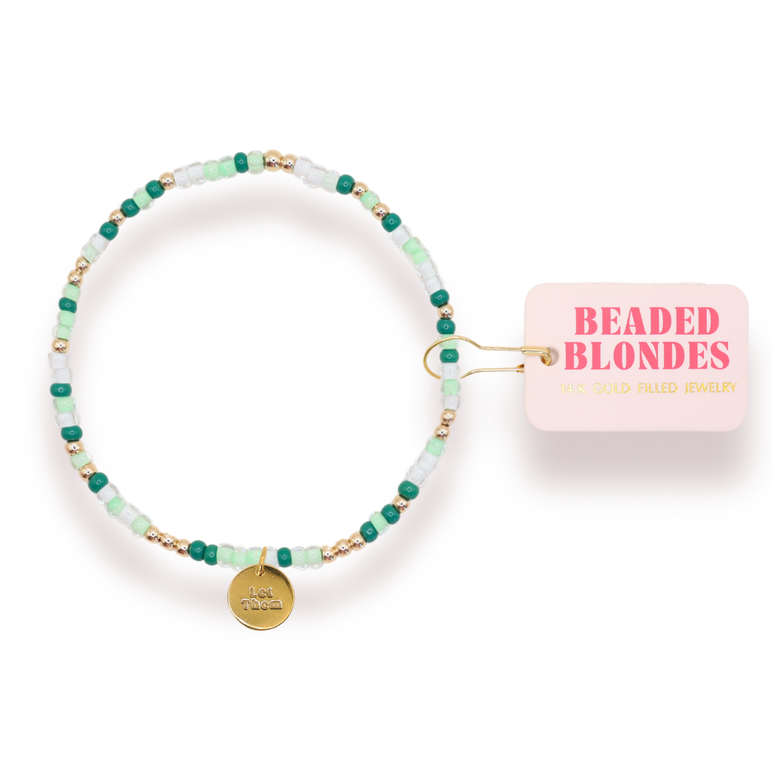 Beaded Blondes Let Them Charm Bracelet