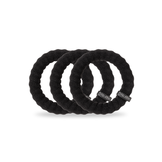 Nylon Hair Ties | Large | Jet Black