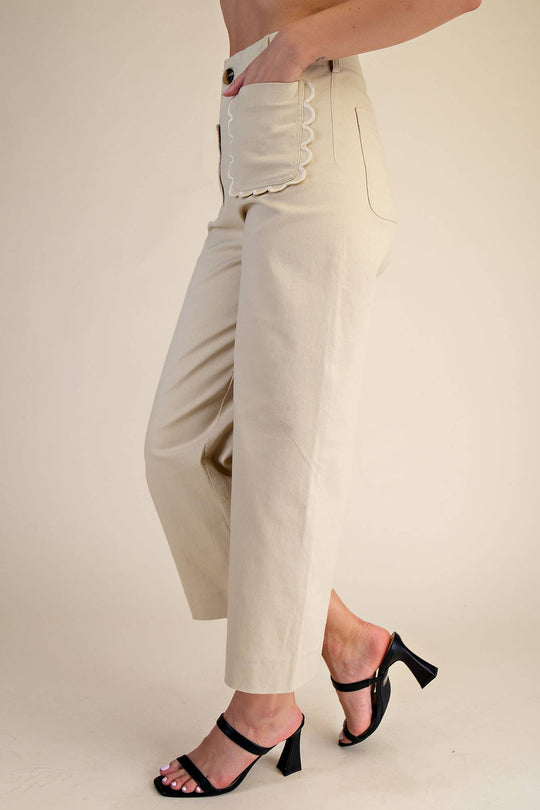 Main Character Scallop Pants