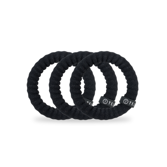 Nylon Hair Ties | Small | Jet Black