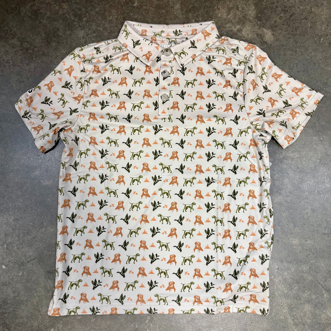 Burlebo Mallard Duck Dog Youth Performance Polo