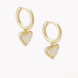 Ari Heart Huggie Earring