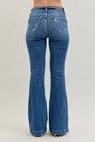 Judy Blue ButtonFly Distressed Flare