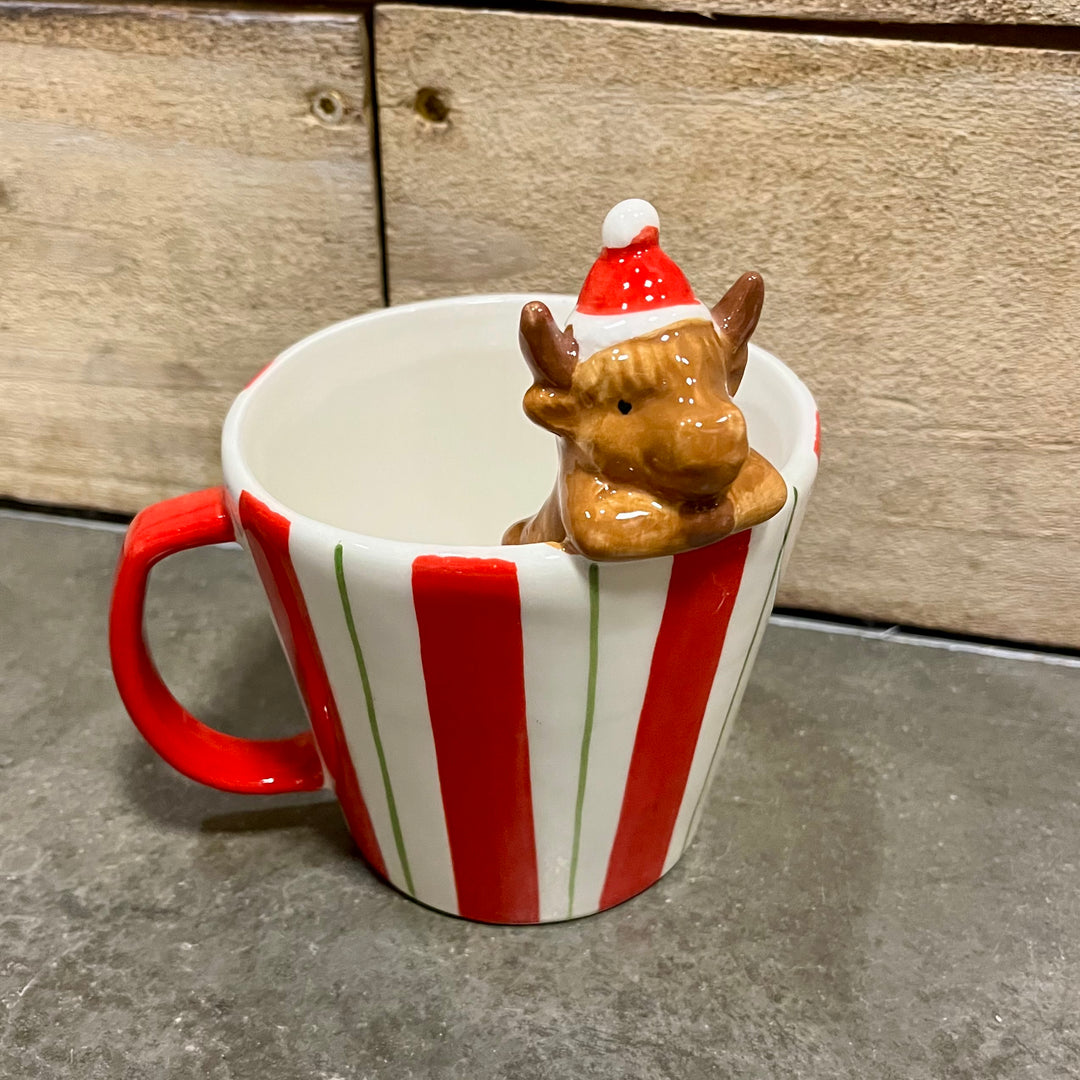 Highland Cow Christmas Ceramics