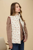 Travel On Floral Vest