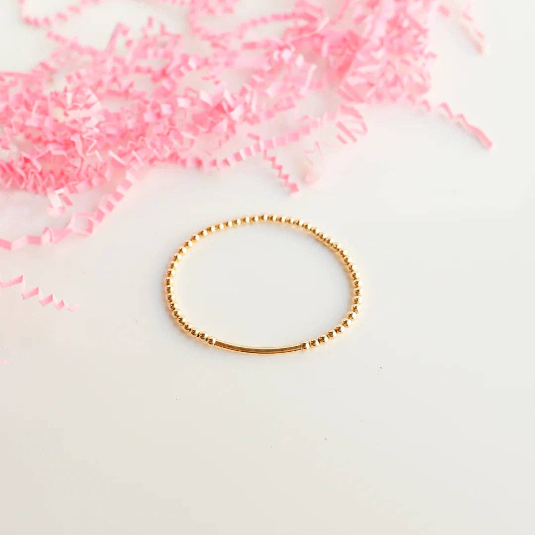 Beaded Blondes Bar Bracelet
