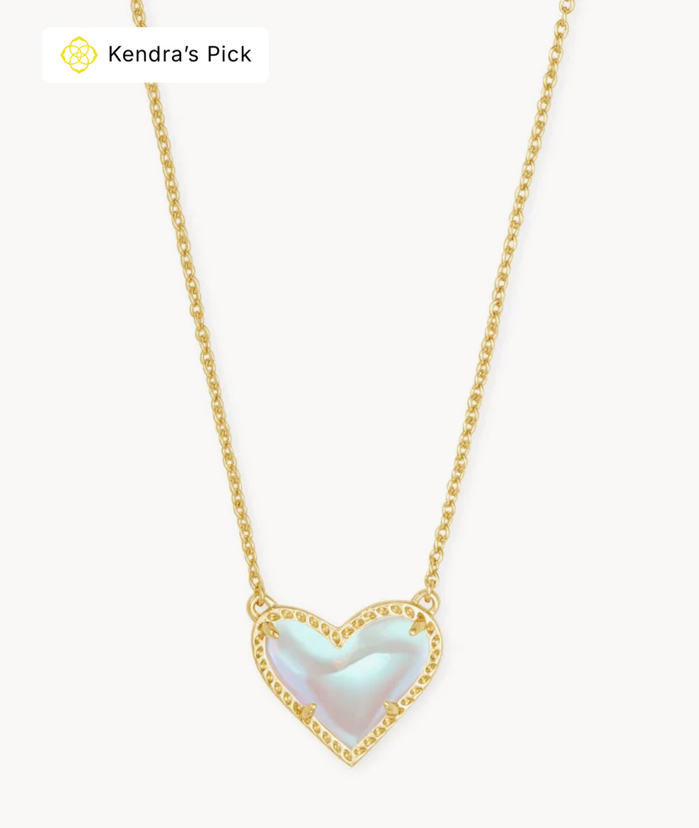 Ari Heart Gold Pendant Necklace