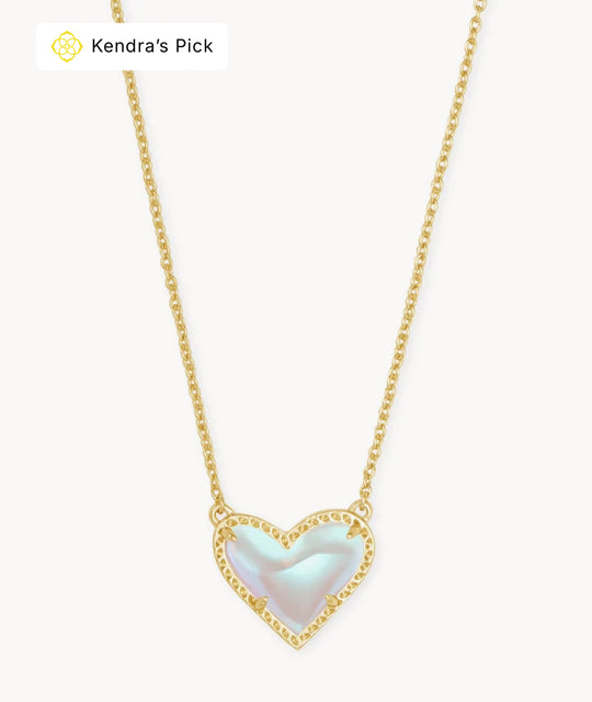 Ari Heart Gold Pendant Necklace
