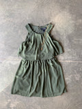 Evergreen Popover Dress