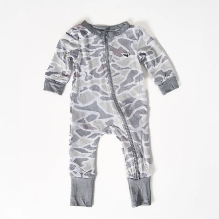Burlebo Baby Zip Up - White Camo