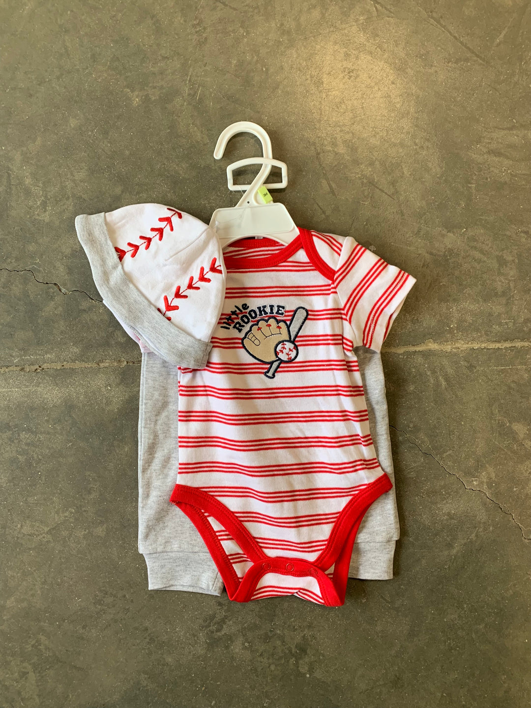 Baseball Onesie + Pant Set