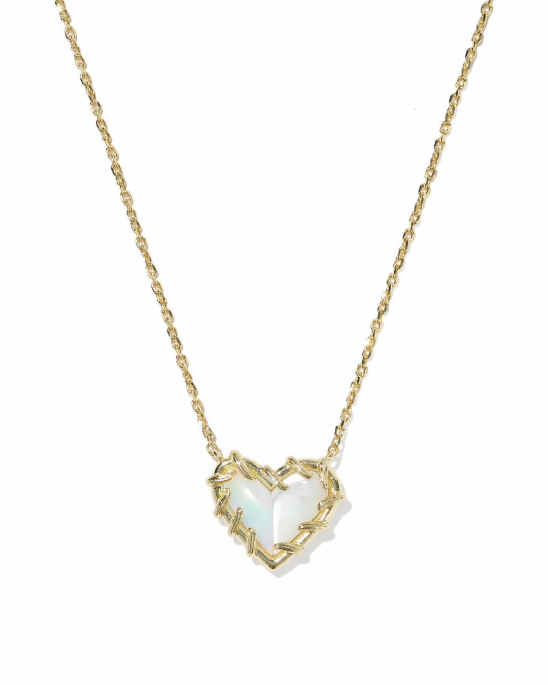 Dolly Parton x Kendra Scott Patchwork Ari Heart Necklace