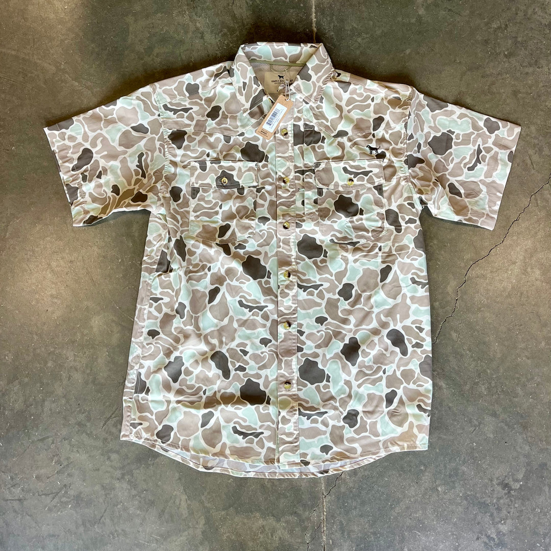Simply Soutern Camo Button Up
