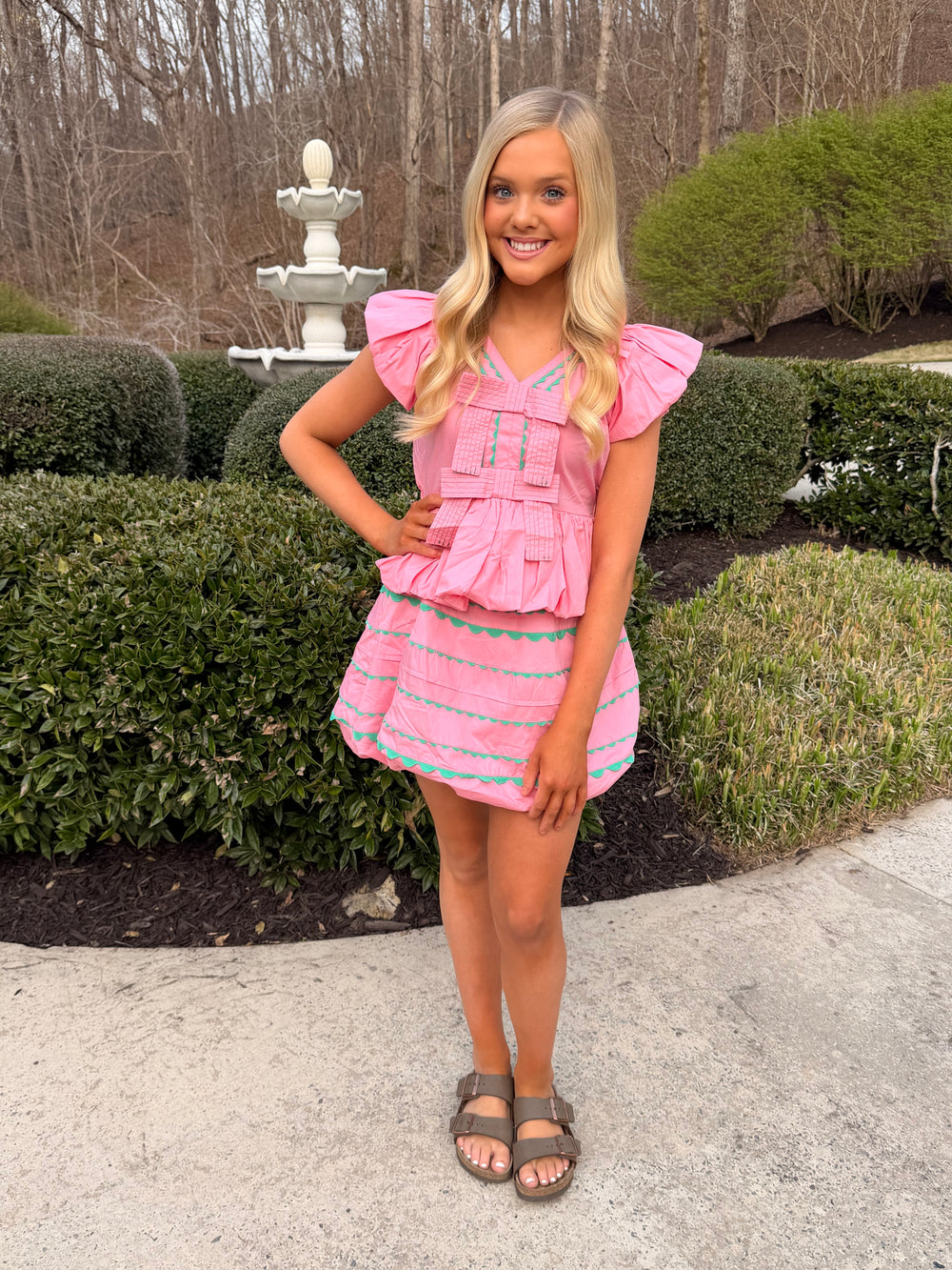 Watermelon Sugar Poplin Skirt