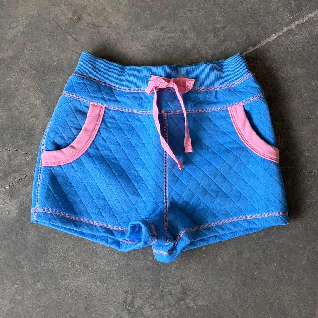 Quilted Contrast Shorts