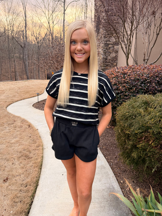 Textured Boxy Top