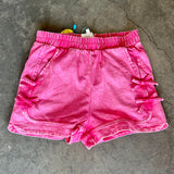 Washed Side Bow Shorts