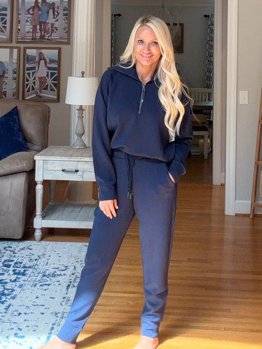 Spanx Air Essentials Half Zip Pullover