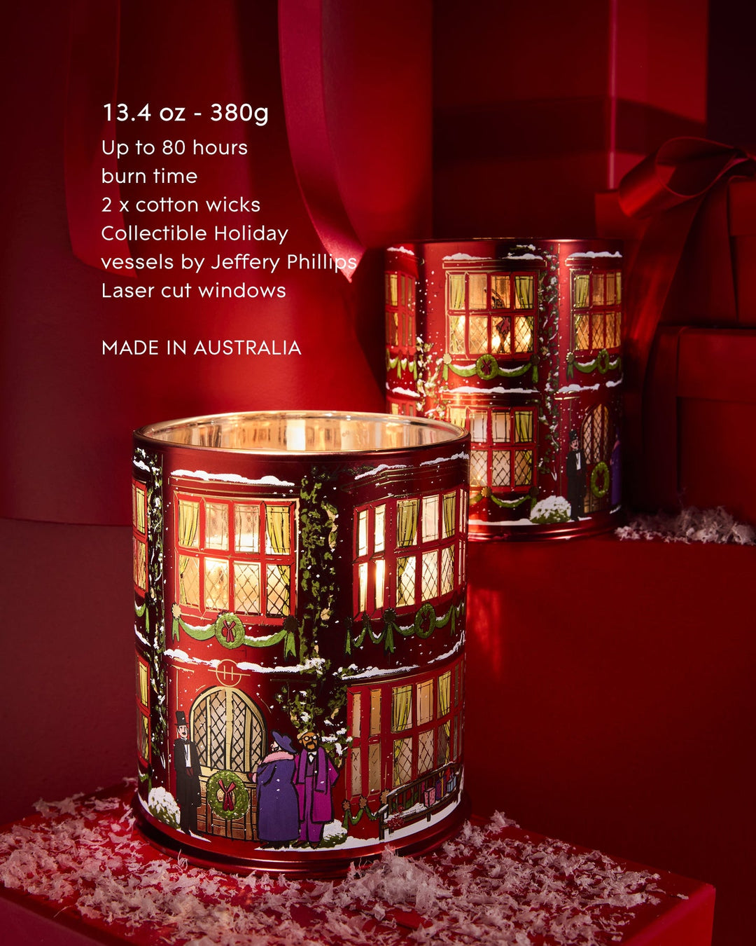 Glasshouse Night Before Christmas 13.4 oz Candle