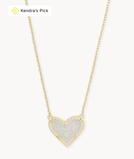 Ari Heart Gold Pendant Necklace