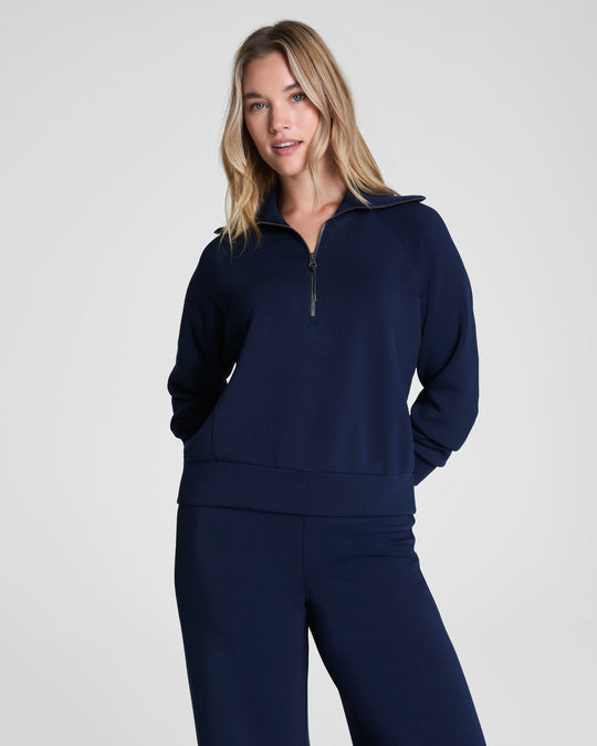 Spanx Air Essentials Half Zip Pullover
