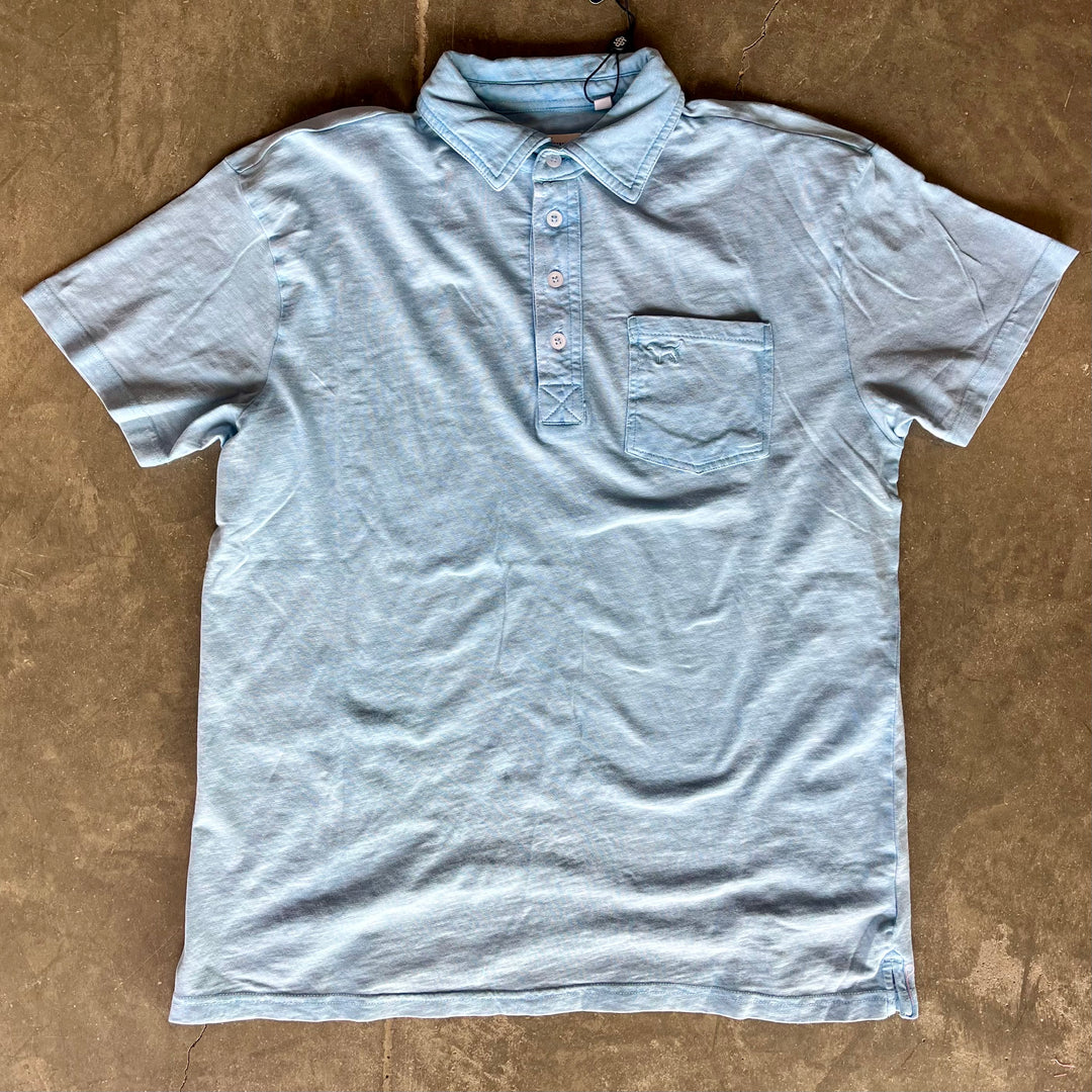 Simply Southern Powder Blue Polo